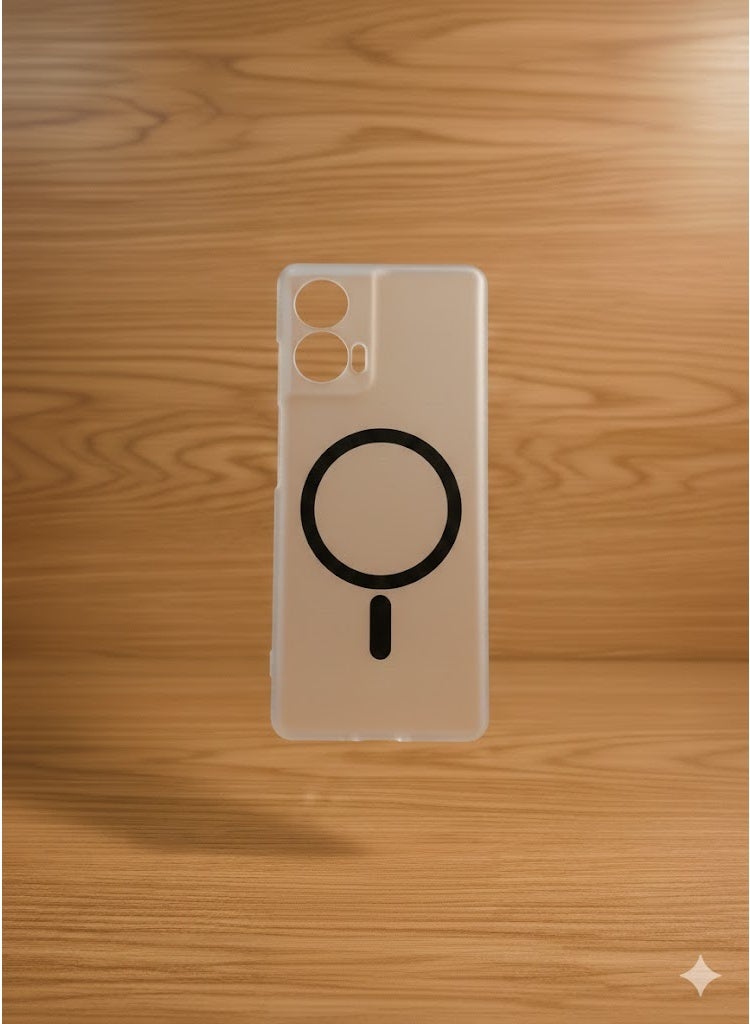 غطاء خلفي لهاتف Motorola Moto G85 ، مصنوع من مادة البولي كربونات الصلبة غير اللامعة فائقة الرقة. - Image 2